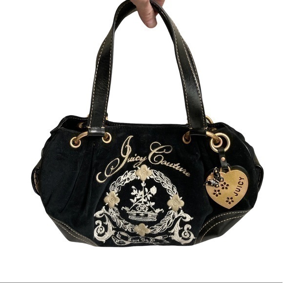Juicy Couture Gold Vintage Velour Bag